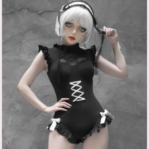 Gothic Lolita Style Swimsuit by Blood Supply (BSY59)
